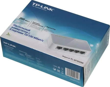 Коммутатор TP-Link TL-SF1005D 5-port