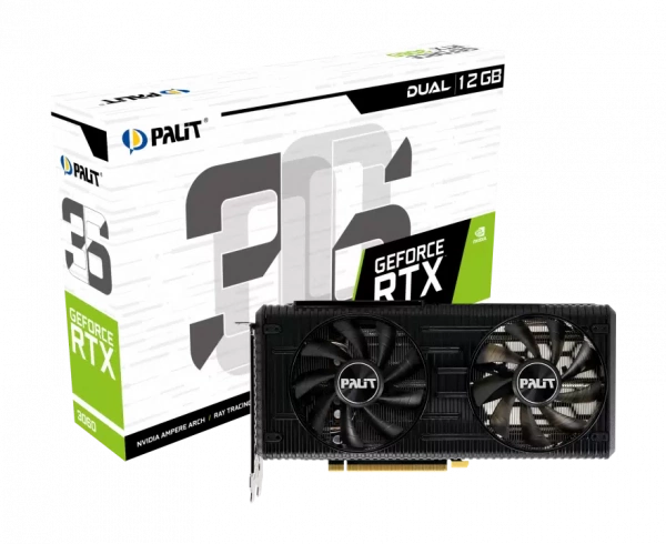 Видеокарта PCIE x16 Palit RTX3060 PA-RTX3060 DUAL