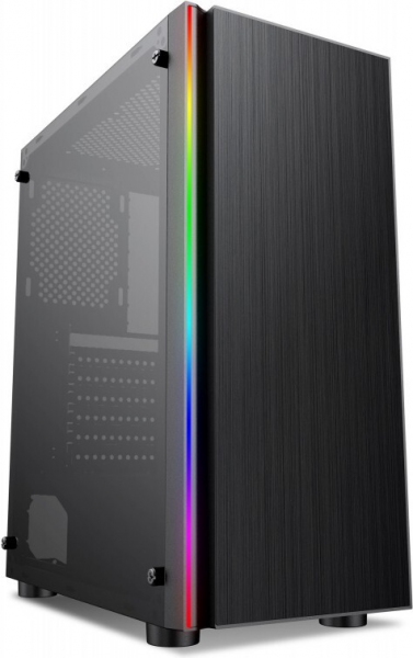 Корпус Formula CL-3302W RGB ATX черный Без БП