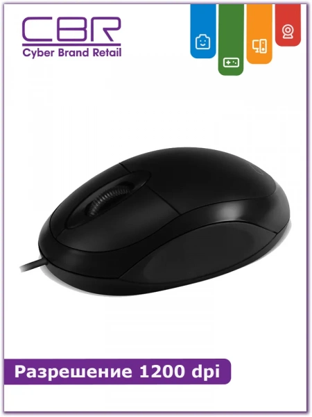 Мышь CBR CM102 USB Black