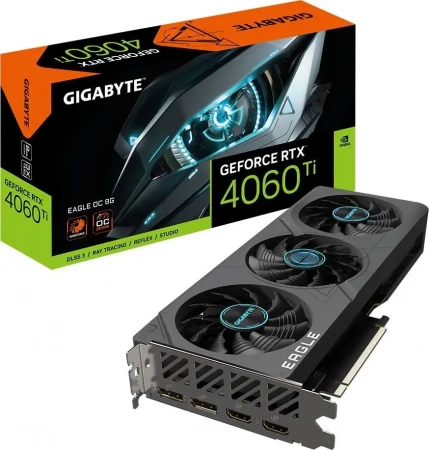 Видеокарта PCIE x16 Gigabyte RTX4060T OC 8GB RTL