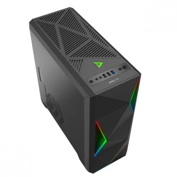 Корпус Zircon Ares mATX/без БП Black