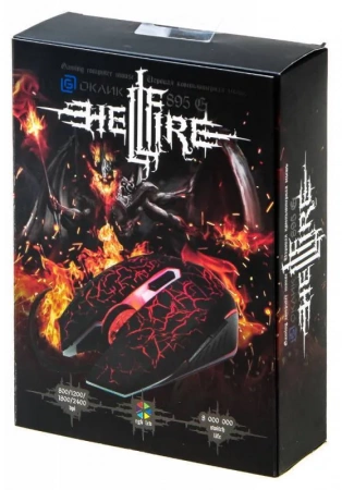 Мышь Oklick 895G HELLFIRE (2400dpi) Игровая