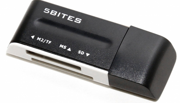Карт-ридер 5bites RE2-102BK USB2.0 Black