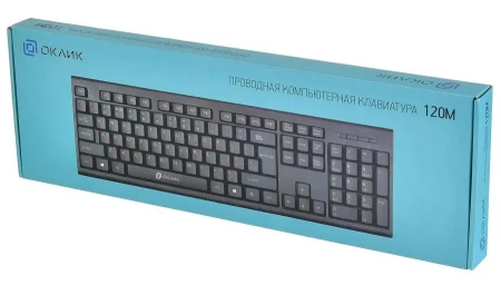 Клавиатура OKLICK 120M USB Черная
