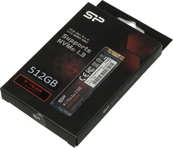 Накопитель SSD 512Gb Silicon Powe A80 SP512GBP34A