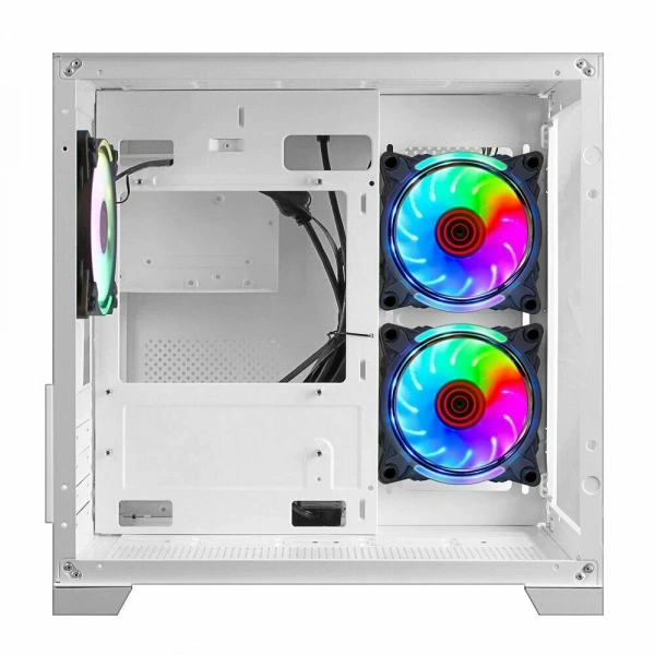 Корпус Ginzzu V450 RGB Белый CRC6 FAN12CM без БП
