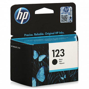 Картридж HP №123 F6V17AE черный