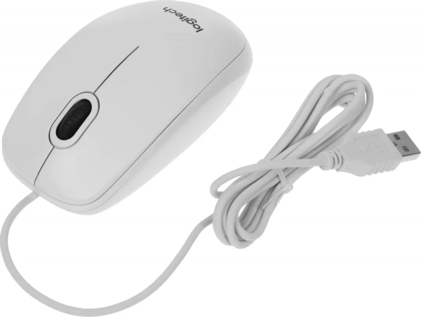 Мышь Logitech B100 White USB OEM
