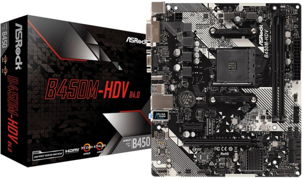 MB ASROCK B450M-HDV R4.0 RTL
