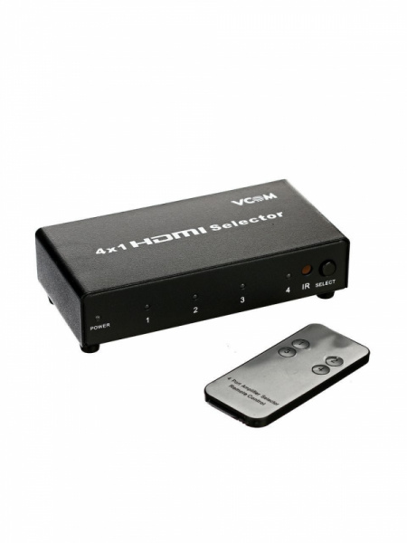 Переключатель HDMI 1.4V 4-1 VCOM DD434