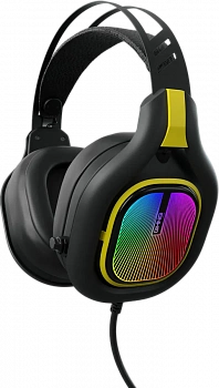 Наушники с микрофоном CMNG HS-L630G Черный/желтый