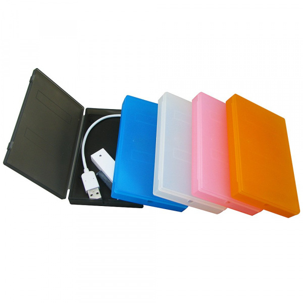 Корпус AgeStar SUBCP1 ORANGE to 2,5"hdd SATA