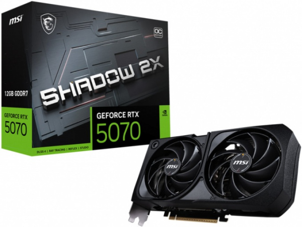 Видеокарта MSI RTX5070 SHADOW 2X OC 12GB GDDR7