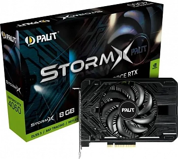 Видеокарта PCIE x16 Palit RTX4060 StormX 8Gb