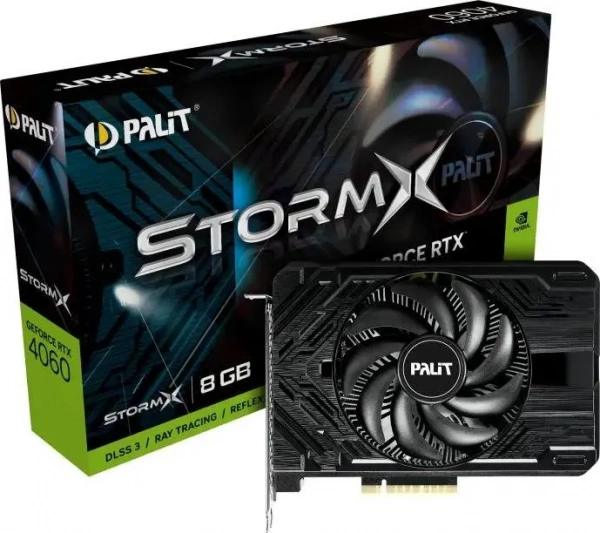 Видеокарта PCIE x16 Palit RTX4060 StormX 8Gb