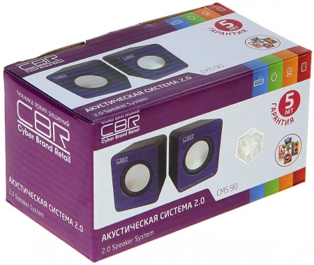 Колонки CBR CMS 90 2.0 (6w) Blue