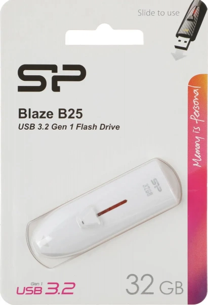 32Gb Silicon Power Blaze B25 usb3.2 White