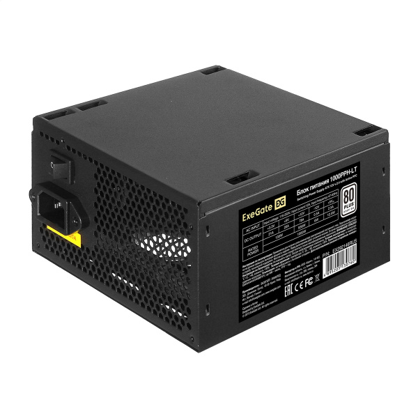 Блок питания 1000W ExeGate 80+ 1000PPH-LT-OEM