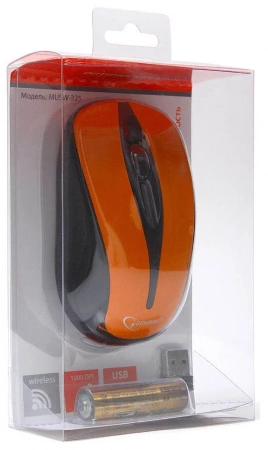 Мышь Gembird MUSW-325 ORANGE