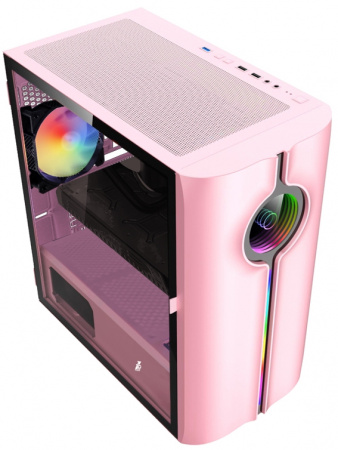 Корпус 1STPLAYER Infinite space IS3 Pink без БП