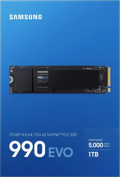Samsung SSD 1Tb 990 EVO M.2 MZ-V9E1T0BW