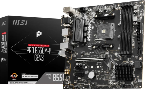 MB MSI B550M-P PRO GEN3 AM4