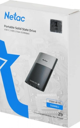 1Tb Внешний SSD Netac Z9 SSD USB3.2
