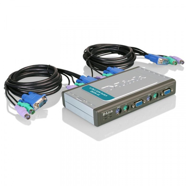 D-Link DKVM-4K KVM Switch 4 ports (клавиатура PS/2