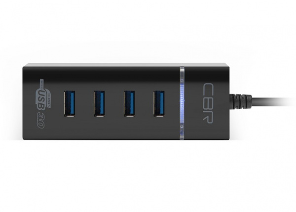 Разветвитель USB3.0 CBR CH157 4 порта LED 50см