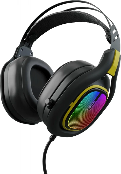 Наушники с микрофоном CMNG HS-L630G Черный/желтый