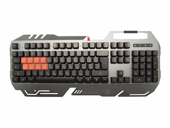 Клавиатура A4 Bloody B418 Black/Gray USB LED