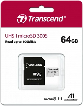 Карта памяти 64Gb SDmicro Transcend cl. 10 UHS-I