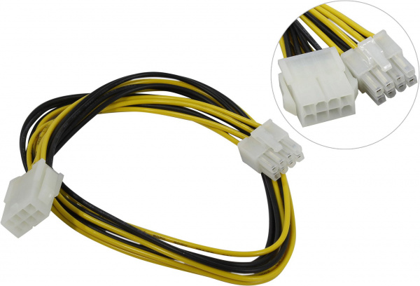 Переходник питания 8pin для мат.платы 50см
