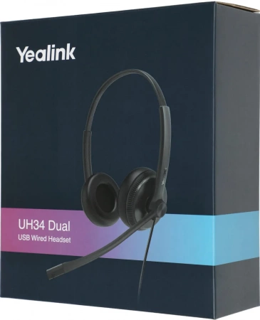 Гарнитура Yealink UH34 Dual UC Black