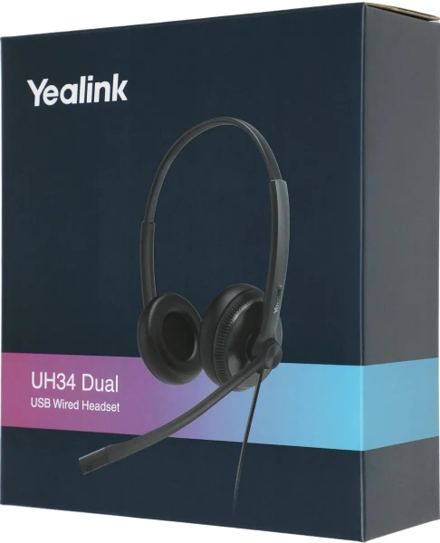 Гарнитура Yealink UH34 Dual UC Black