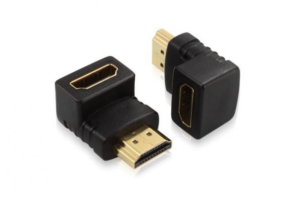 Переходник HDMI-HDMI угловой