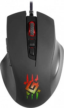Мышь Defender Wolverine GM-700L Black
