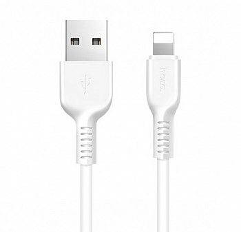 Кабель USB-Lightning Hoco X13 White 1m