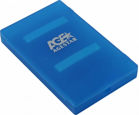 Корпус AgeStar SUBCP1 Blue to 2,5"hdd SATA