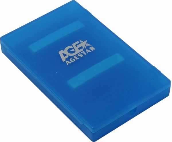 Корпус AgeStar SUBCP1 Blue to 2,5"hdd SATA