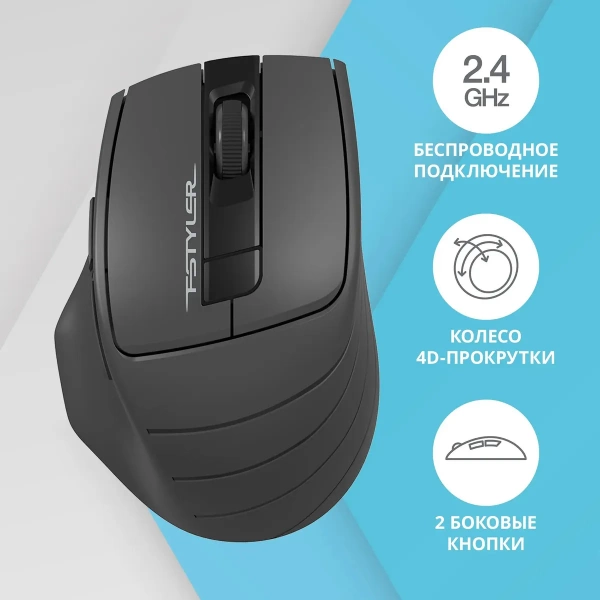 Мышь A4-Tech Fstyler FG30 grey