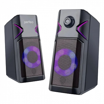Колонки Perfeo DISCO 2.0 2x3 Вт RGB