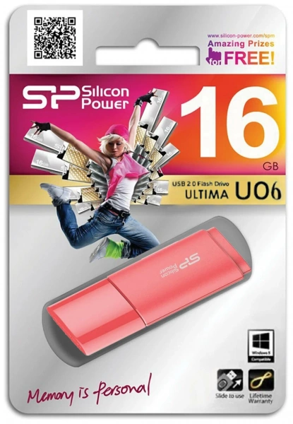 16Gb Silicon Power Ultima U06 Pink