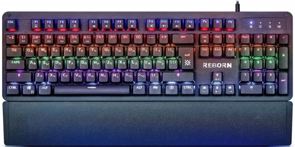 Клавиатура Defender Reborn GK-165DL USB ИгроваяLED