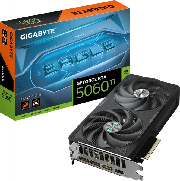 Видеокарта Gigabyte RTX5060Ti EAGLE OC 16GB GDDR7