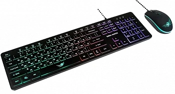 Комплект беспровод. Dialog KMGK-1707U Black