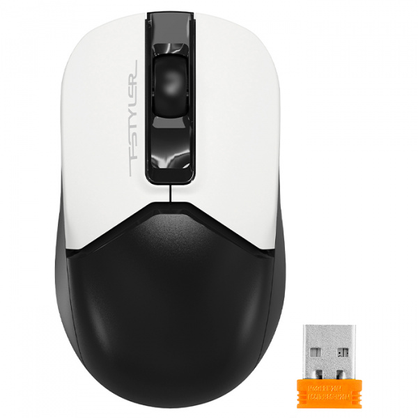 Мышь A4-Tech Fstyler FG12 white/black