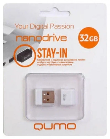 32Gb QUMO Nano QM32GUD-NANO-W