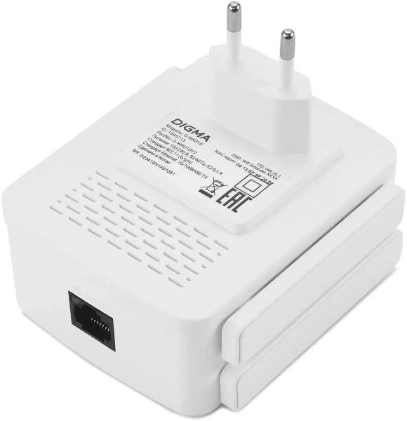 Репитер Digma D-WR310 N300 WIFI